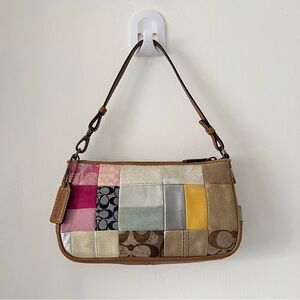 Coach Multi-colored Carly Patchwork Pochette